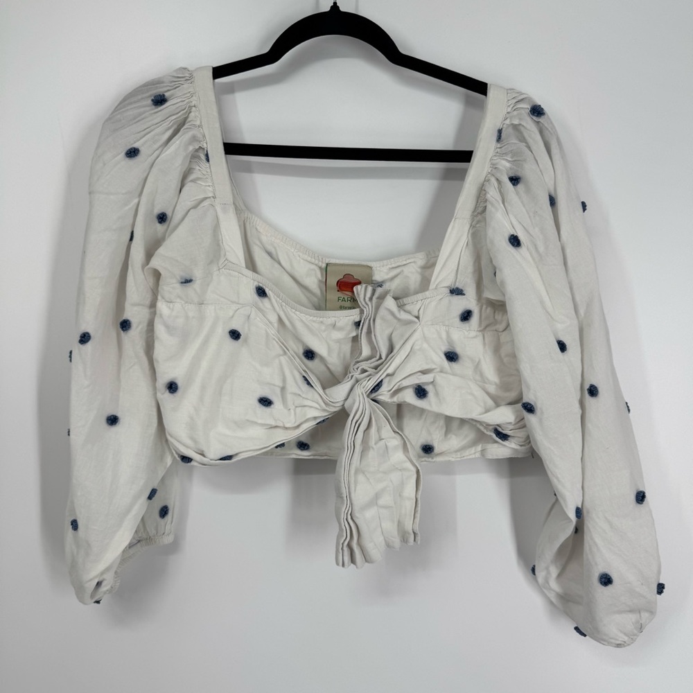Farm Rio FARM Rio Bow Front Crop Top - Picture 5 of 13